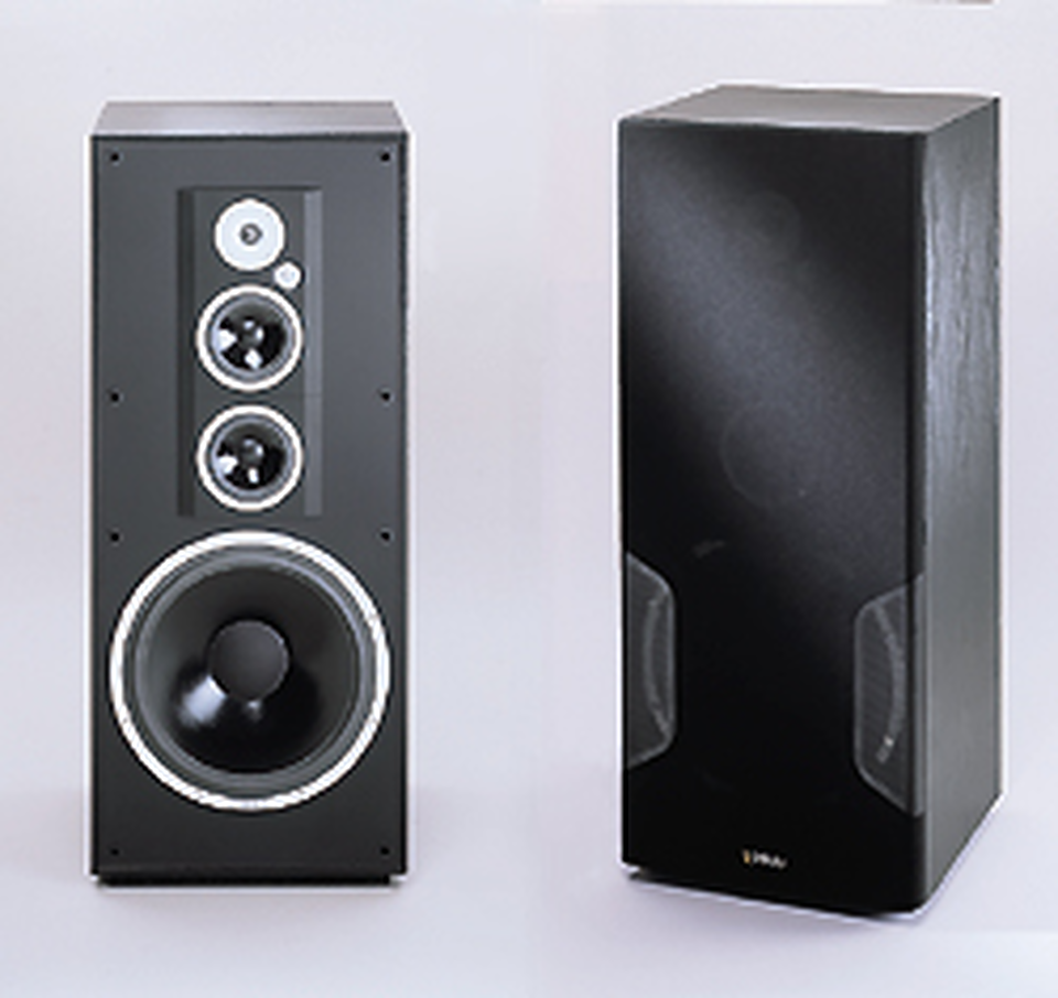 SM 255 - Black - 3-Way 300 Watt Speaker - Hero
